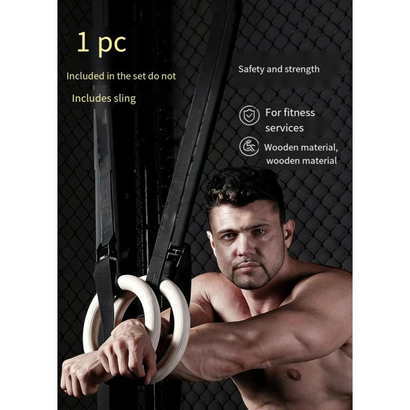 HOES-Anelli da Ginnastica in L - Gymnastic Ring Wood recensione e prezzo